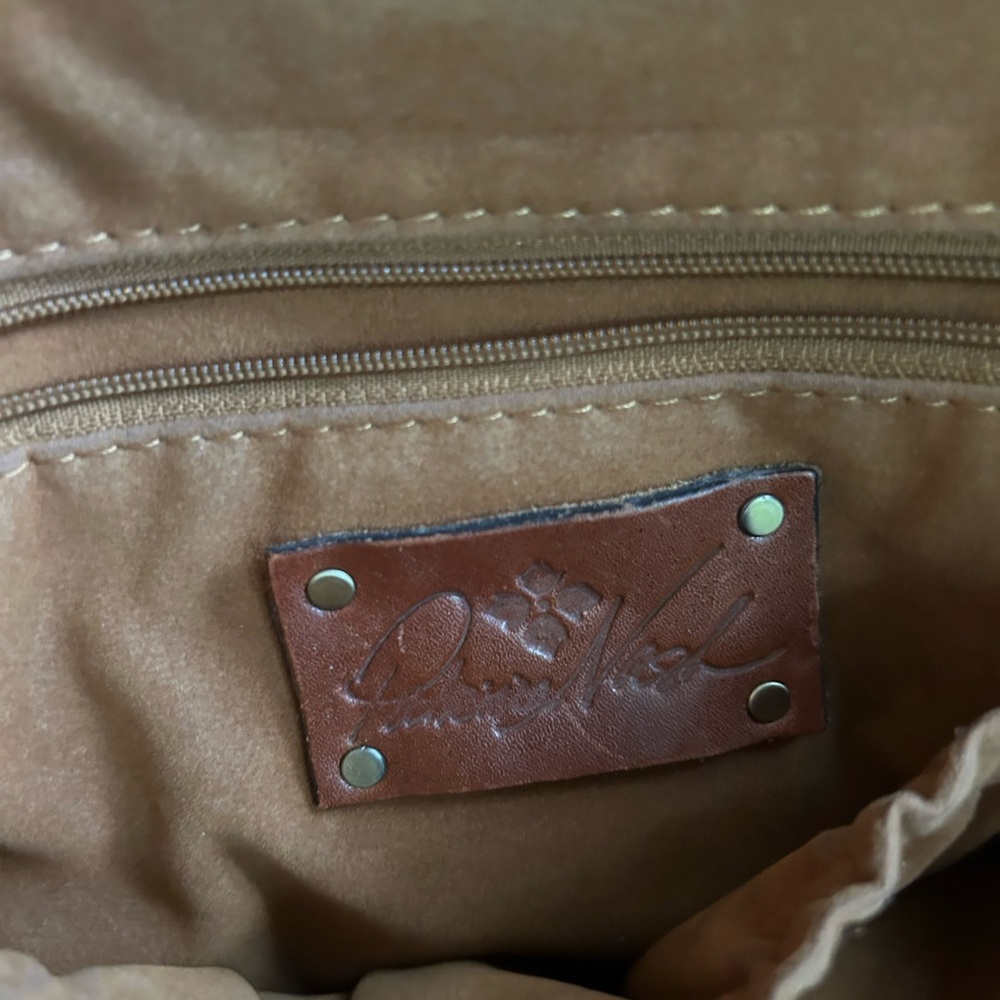 Patricia Nash Tan Leather Tote - Picture 5 of 6